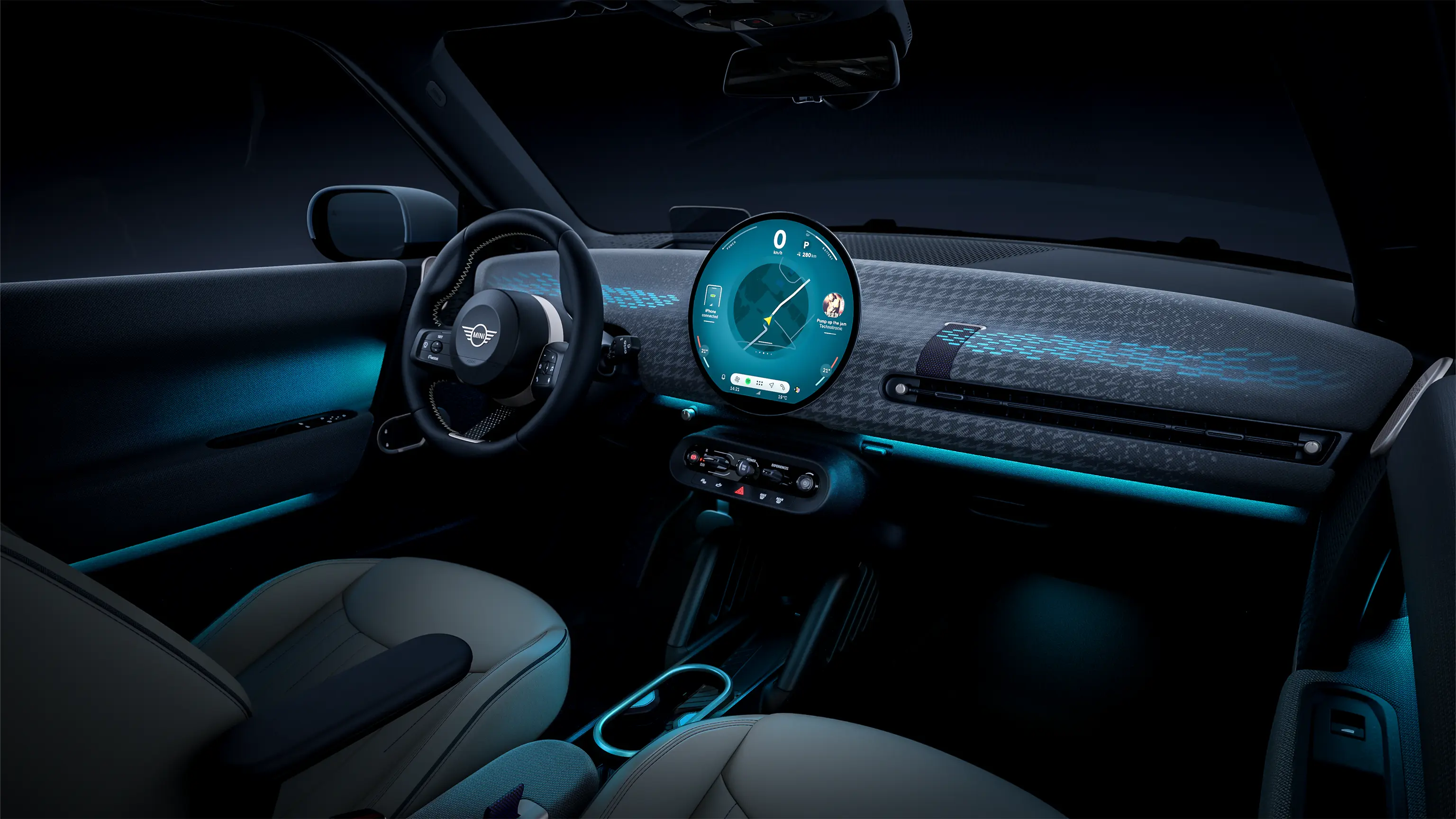 MINI Cooper 100% eléctrico - Experiencia interior